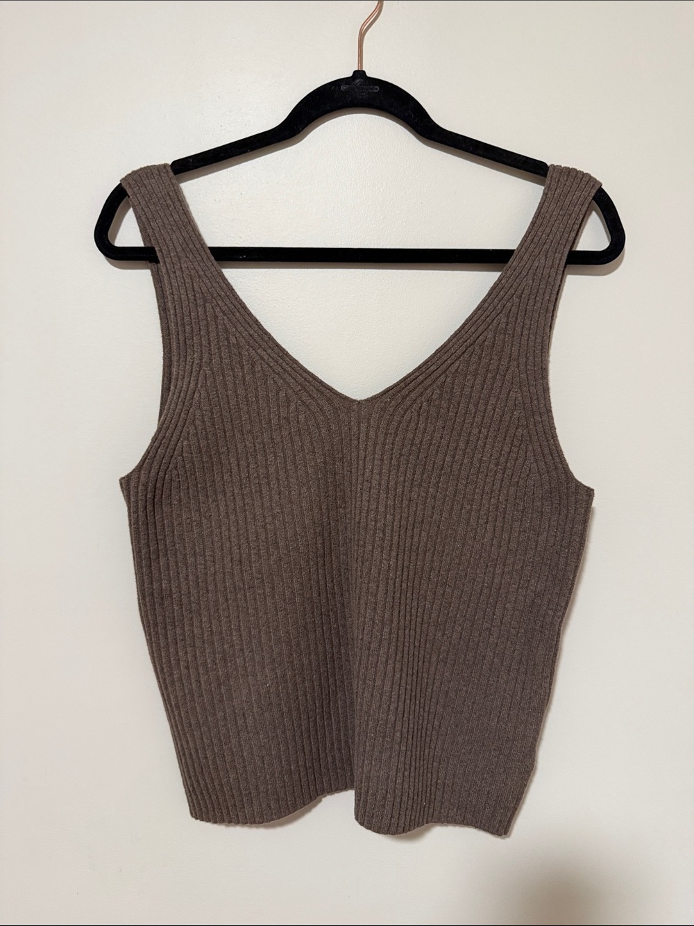 Brown GAP Sweater Vneck Tank